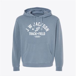 J W Jackson Adventist Academy Track and Field Pigment-Dyed Hoodie