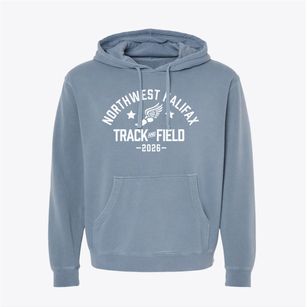Northwest Halifax High School Track and Field Pigment-Dyed Hoodie