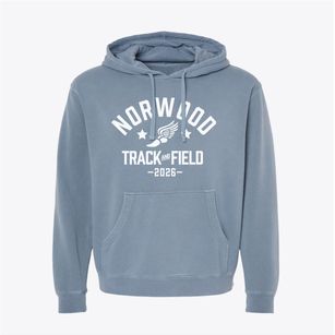 Norwood Middle School Track and Field Pigment-Dyed Hoodie