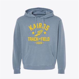 Kairos Fencing Academy Track and Field Pigment-Dyed Hoodie