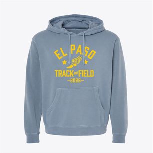 El Paso Home School Track and Field Pigment-Dyed Hoodie