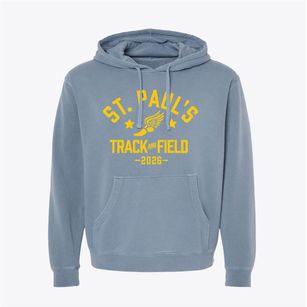 Saint Paul's Lutheran School Track and Field Pigment-Dyed Hoodie