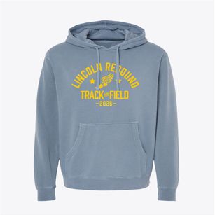 Lincoln Rebound Track and Field Pigment-Dyed Hoodie