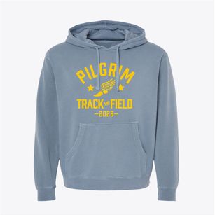 Pilgrim Lutheran School Track and Field Pigment-Dyed Hoodie