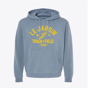 Le Jardin Academy Track and Field Pigment-Dyed Hoodie