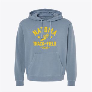 Natoma Elementary School Track and Field Pigment-Dyed Hoodie