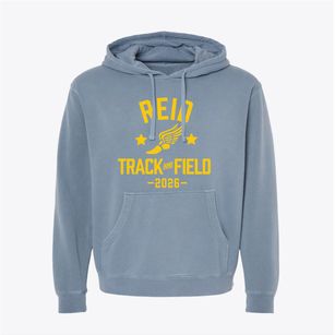 Reid Middle School Track and Field Pigment-Dyed Hoodie