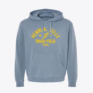 Henri A. Yelle Track and Field Pigment-Dyed Hoodie
