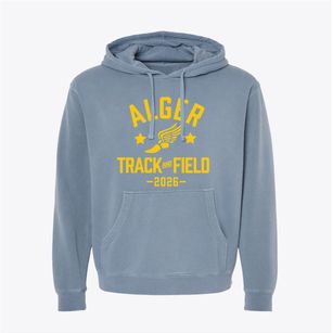 Alger Elementary School Track and Field Pigment-Dyed Hoodie