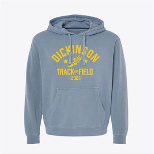 Dickinson Elementary School Track and Field Pigment-Dyed Hoodie