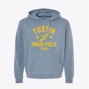 Tustin Adult School Track and Field Pigment-Dyed Hoodie
