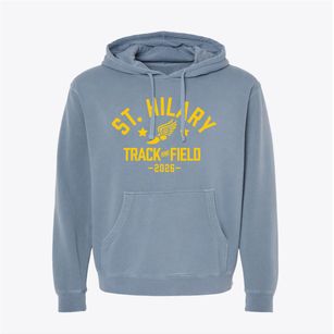 Saint Hilary School Track and Field Pigment-Dyed Hoodie