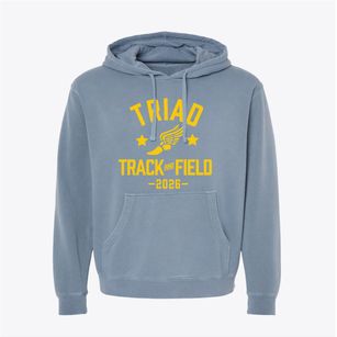Triad School Track and Field Pigment-Dyed Hoodie