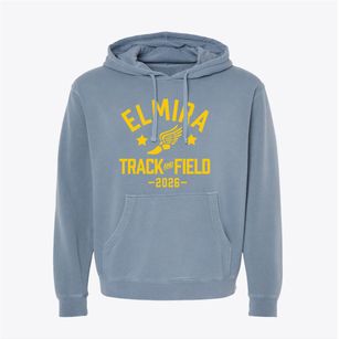 Elmira Elementary School Track and Field Pigment-Dyed Hoodie