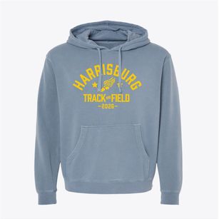 Harrisburg Christian Track and Field Pigment-Dyed Hoodie
