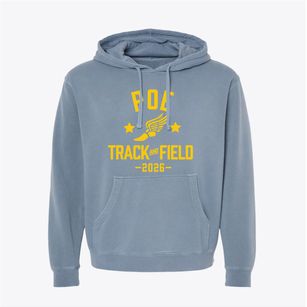 Poe Middle School Track and Field Pigment-Dyed Hoodie