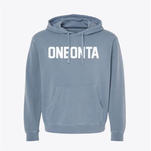 Oneonta Alabama Classic Block Pigment-Dyed Hoodie