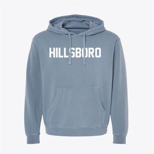 Hillsboro Illinois Classic Block Pigment-Dyed Hoodie