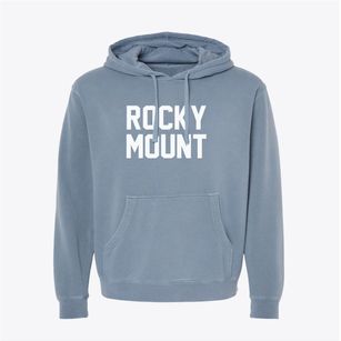 Rocky Mount North Carolina Classic Block Pigment-Dyed Hoodie