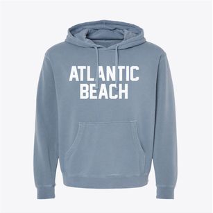 Atlantic Beach New York Classic Block Pigment-Dyed Hoodie