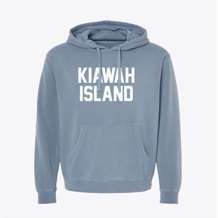 Kiawah Island South Carolina Classic Block Pigment-Dyed Hoodie