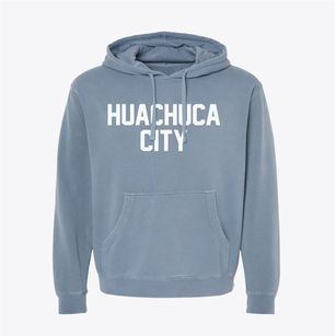 Huachuca City Arizona Classic Block Pigment-Dyed Hoodie