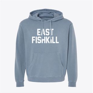 East Fishkill New York Classic Block Pigment-Dyed Hoodie