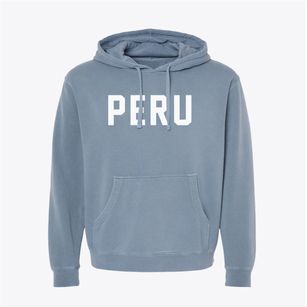 Peru Massachusetts Classic Block Pigment-Dyed Hoodie