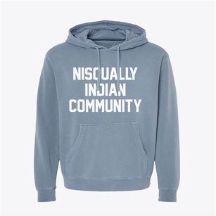 Nisqually Indian Community Washington Classic Block Pigment-Dyed Hoodie