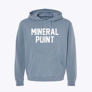 Mineral Point Missouri Classic Block Pigment-Dyed Hoodie