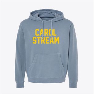 Carol Stream Illinois Classic Block Pigment-Dyed Hoodie
