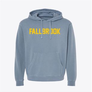 Fallbrook California Classic Block Pigment-Dyed Hoodie