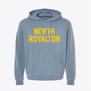 North Royalton Ohio Classic Block Pigment-Dyed Hoodie