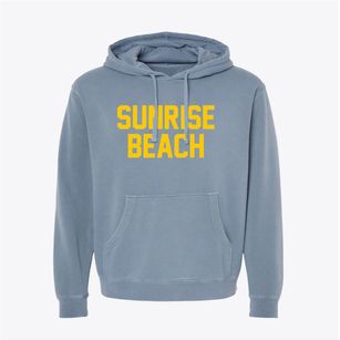 Sunrise Beach Missouri Classic Block Pigment-Dyed Hoodie