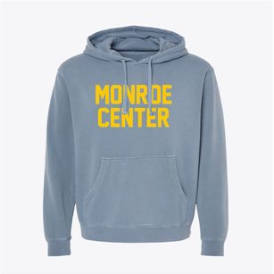 Monroe Center Illinois Classic Block Pigment-Dyed Hoodie
