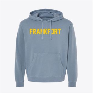 Frankfort Illinois Classic Block Pigment-Dyed Hoodie