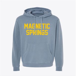 Magnetic Springs Ohio Classic Block Pigment-Dyed Hoodie