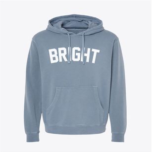 Bright Indiana Classic Curve Pigment-Dyed Hoodie