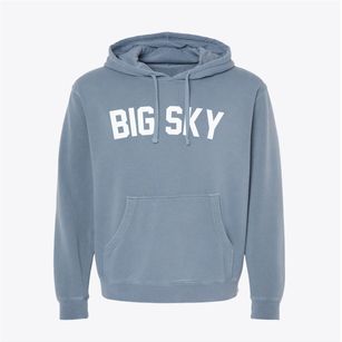 Big Sky Montana Classic Curve Pigment-Dyed Hoodie