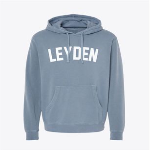 Leyden New York Classic Curve Pigment-Dyed Hoodie