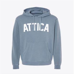 Attica New York Classic Curve Pigment-Dyed Hoodie