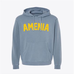 Amenia New York Classic Curve Pigment-Dyed Hoodie
