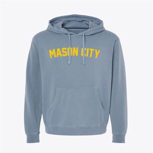 Mason City Nebraska Classic Curve Pigment-Dyed Hoodie