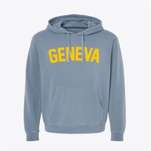 Geneva New York Classic Curve Pigment-Dyed Hoodie
