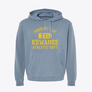 Kewanee Illinois Athletic Dept Pigment-Dyed Hoodie