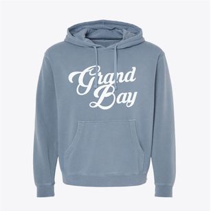 Grand Bay Alabama Vintage Team Pigment-Dyed Hoodie