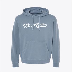 St. Albans Maine Vintage Team Pigment-Dyed Hoodie