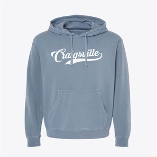 Craigsville West Virginia Vintage Team Pigment-Dyed Hoodie