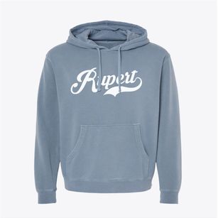 Rupert West Virginia Vintage Team Pigment-Dyed Hoodie