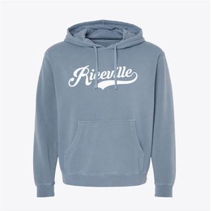 Riceville Tennessee Vintage Team Pigment-Dyed Hoodie